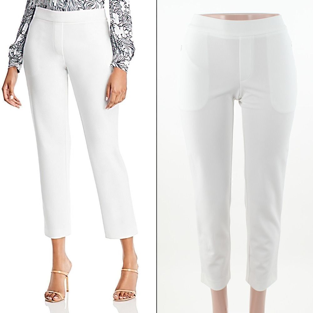 T Tahari Crepe Pull on Pants